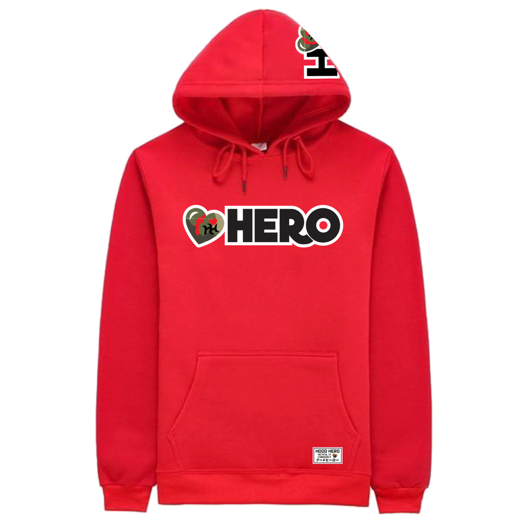 Hood Hero Hoodie - HERO - Red