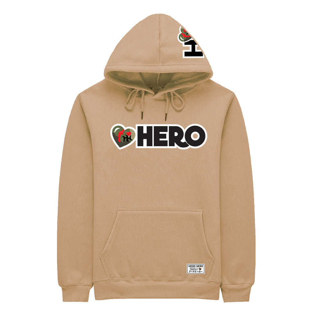 Hood Hero Hoodie - HERO - Khaki