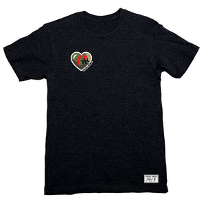 Hood Hero Small Camo Heart Tshirt