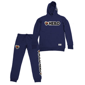 Hood Hero - Sweat Set - Navy