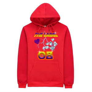 The Label 08 Hoodie - Red